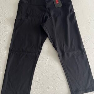 The Gym People womens Black Yoga  Capri leggins Size M